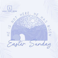 Modern Easter Sunday Instagram Post