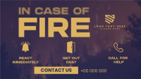 Fire Safety Precaution Animation