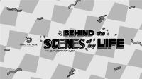 Quirky Behind Scenes YouTube Banner