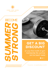 Summer Fitness Promo Flyer