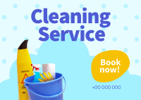Professional Cleaning Postcard