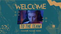 Gaming Welcome Team Animation