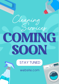 Coming Soon Cleaning Services Flyer