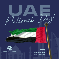 UAE National Flag Instagram Post