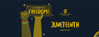 Juneteenth Signage Facebook Cover