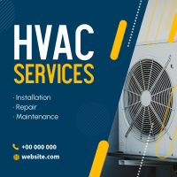 Fast HVAC Services Instagram Post