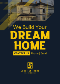 Building Construction Services Poster