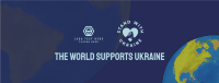 The World Supports Ukraine Facebook Cover