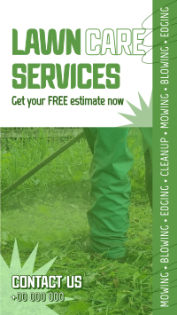 Professional Lawn Services Facebook Story