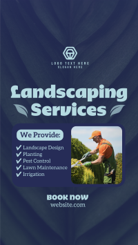 Landscaping Services List Instagram Story