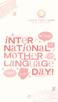 Doodle International Mother Language Day Facebook Story