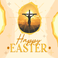 Religious Easter Instagram Post Design
