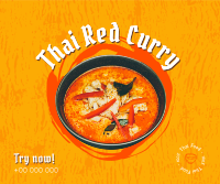 Thai Red Curry Facebook Post