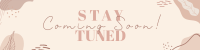 Organic Coming Soon Etsy Banner Design