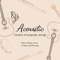 Acoustic Music Covers Instagram Post