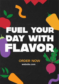 Food Flavors Quote Poster