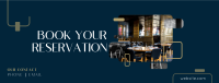 Restaurant Booking Facebook Cover Image Preview