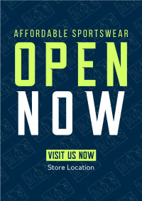 Affordable Sportswear Poster