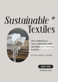 Sustainable Textiles Collection Poster