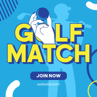 Golf Match Instagram Post Image Preview