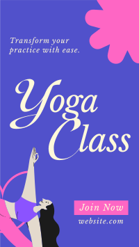 Trendy Yoga Class Instagram Reel