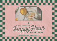 Quirky Retro Bar Postcard Image Preview