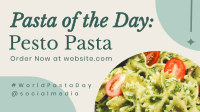 Minimalist Pasta Day Video Design