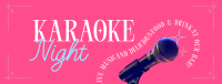 Karaoke Bar Facebook Cover