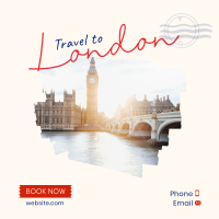 Travel To London Instagram Post