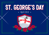 St. George's Day Celebration Postcard