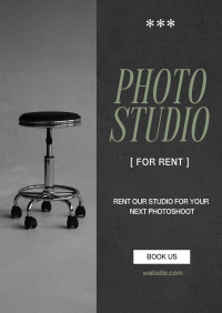 Photo Studio Minimalist Flyer Design