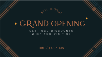 Art Deco Grand Opening Facebook Event Cover