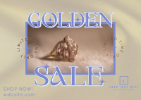 Jewelry Sale Linen Postcard