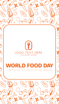 World Food Day Pattern Facebook Story