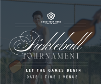 Classic Pickleball Tournament Facebook Post Design