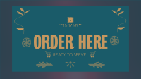 Organic Minimalist Order Here Animation