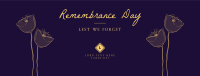 Remembrance Facebook Cover example 4