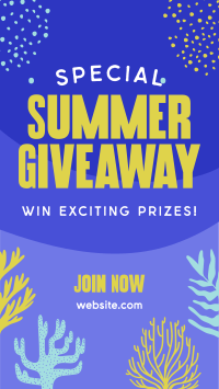 Corals Summer Giveaway Facebook Story