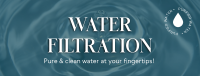 Water Filter Business Facebook Cover