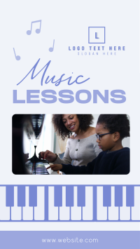 Music Lessons Facebook Story