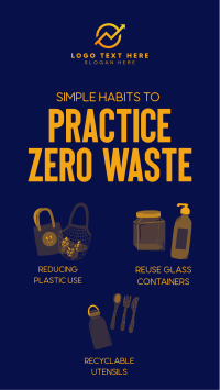 Simple Habits to Zero Waste Instagram Reel Image Preview