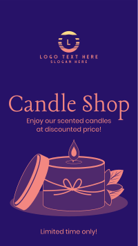 Candle Shop Promotion Instagram Story