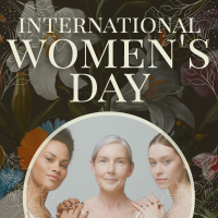 Floral International Women's Day Instagram Post