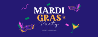 Mardi Gras Party Facebook Cover