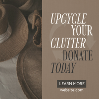 Sustainable Fashion Upcycle Campaign Linkedin Post