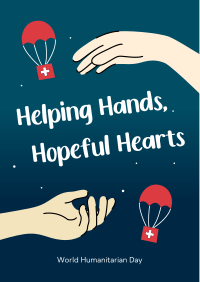 Helping Hands Humanitarian Day Flyer