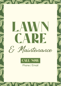 A Lawn Time Ago Flyer