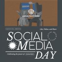 Modern Social Media Day Instagram Post Design