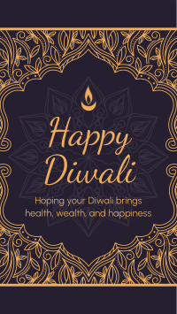 Fancy Diwali Greeting Instagram Story