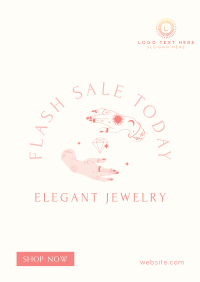 Jewelry Flash Sale Poster